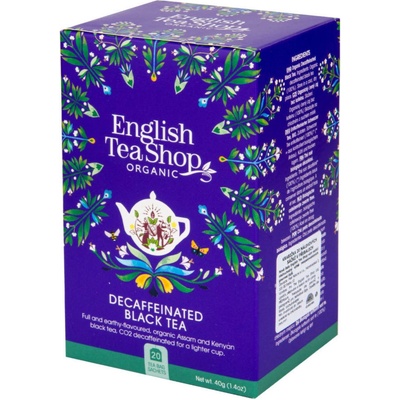 ENGLISH TEA SHOP čaj Čierny bez kofeínu 20 vrecúšok