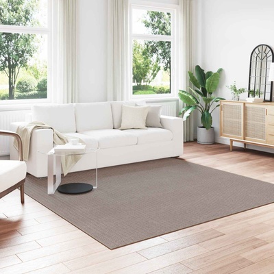 vidaXL Килими за помещение Квадратна LUGO Таупе 240 x 240 cm Полиестер (42022696)