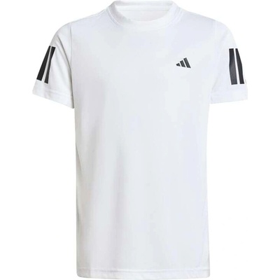 adidas B Club 3 Stripes Tee White