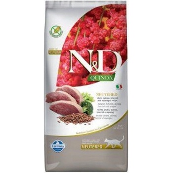 N&D cat QUINOA adult neutered duck broccoli&asparagus 5 kg