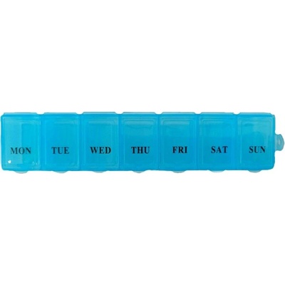 Pill Box Organizér na lieky 7 dní modrý