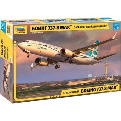 Zvezda slepovací model Boeing 7378 MAX 1:144
