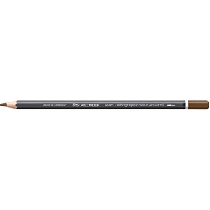 STAEDTLER Акварелен пастел, шестоъгълен, STAEDTLER "Mars Lumograph 104", тъмнокафяв 104-79 (104-79)