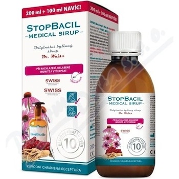 Dr. Weiss Stopbacil sirup 200+100 ml