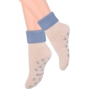 Steven Cotton Candy ABS art.155 Dětské ponožky světle modrá