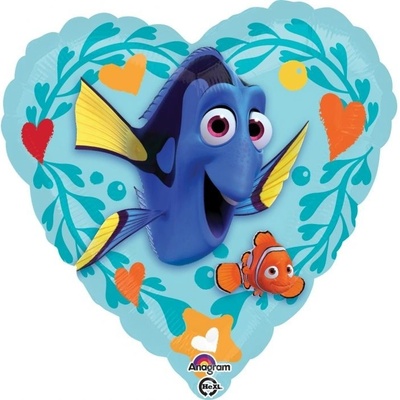 Fóliový balonek Dory srdce