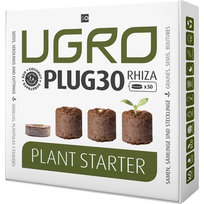 UGro Coco Plug Plant Starter Rhiza 30 mm sadbovací tablety 50 ks