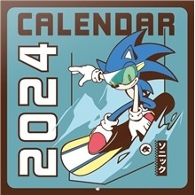 Oficiální nástěnný s plakátem Nintendo Sonic 30 x 30 60 cm 2024