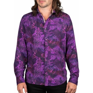 WORNSTAR мъжка риза дълъг ръкав WORNSTAR - Purple Haze - WSBM-PHZE