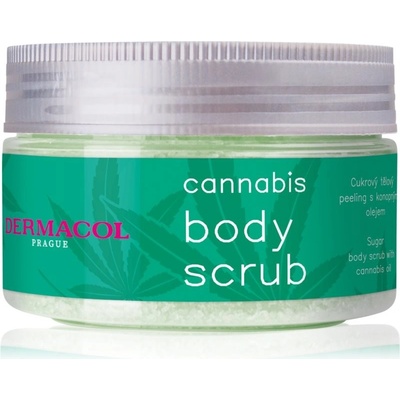 Dermacol cukrový tělový peeling s konopným olejem Cannabis (Body Crub) 200 ml – Zbozi.Blesk.cz