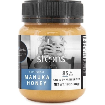 Steens RAW Manuka Honey Manukový med 85+ MGO 225 g