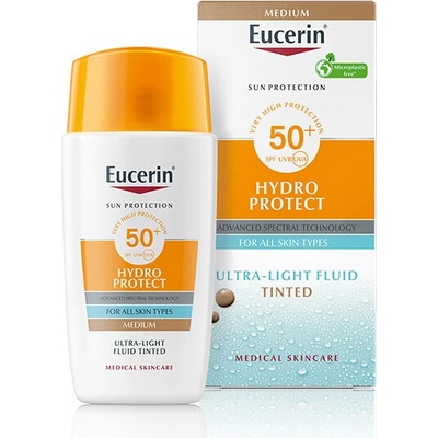 Eucerin Sun Hydro Protect fluid na opaľovanie Medium SPF50+ 50 ml
