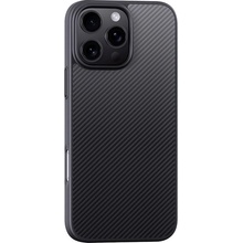 Devia kryt Kevlar Ultra-Thin Magnetic Shockproof Case pre iPhone 16 - Black