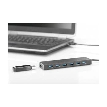 ASSMANN USB 3.0 Office Hub DA-70241-1 - hub - 7 ports