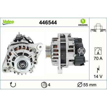 generátor VALEO 446544