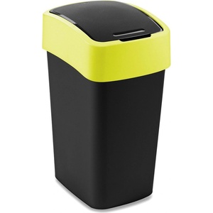 Keter Жълто/черно пластмасово кошче за боклук за рециклиране 25 l Flip Bin - Curver (263990)