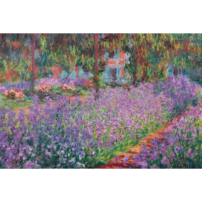 Plagát, Obraz - The Artist's Garden at Giverny, 1900, Claude Monet, 91.5 × 61 cm