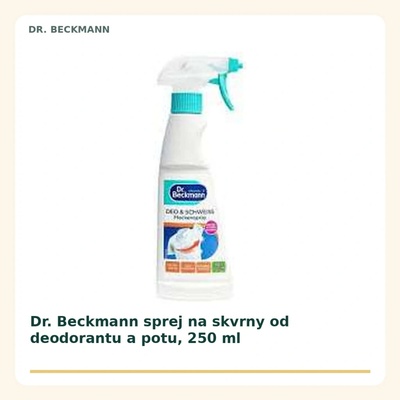 Dr. Beckmann Odstraňovač škvŕn na škvrny od potu 250 ml
