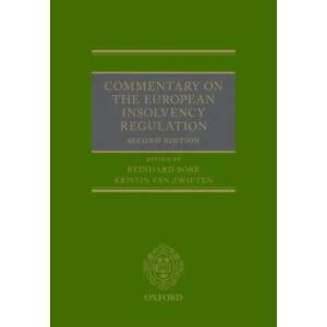 Commentary on the European Insolvency Regulation | REINHARD BORK (ISBN: 9780198852117)