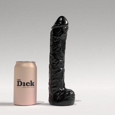 The Dick TD07 Remy čierne realistické dildo 26 x 4,8 cm