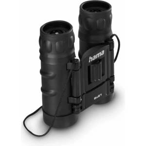 Hama Vision 8x21 Компактен Бинокъл с Централно Фокусиране, BK7 Призми, Калъф и Каишка - Черен