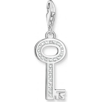 Thomas Sabo přívěsek charm Key white stones silver 0010 051 14