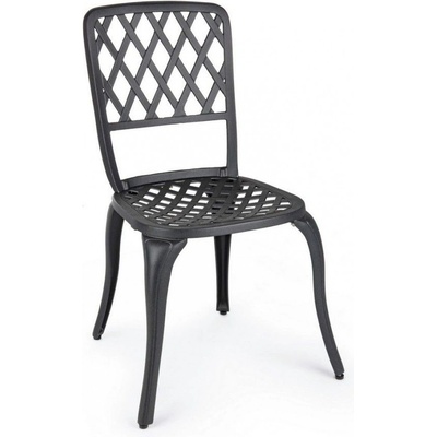 Bizzotto ГРАДИНСКИ СТОЛ faenza 44x46x89 ТЪМНО СИВ (0805109)