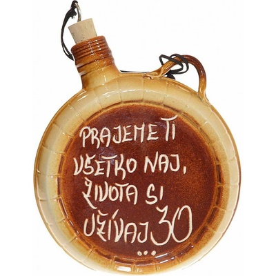 Keramická ploskačka K 30. narodeninám