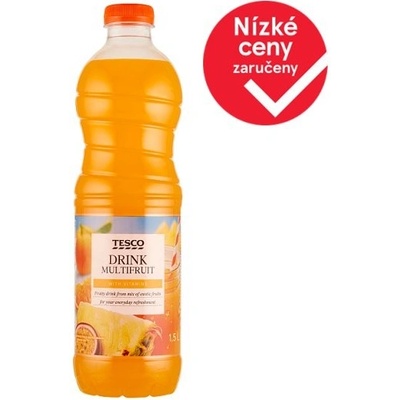 Tesco Nesycený nealkoholický ovocný nápoj s přídavkem vitamínů 10,5 l