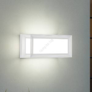 Brilagi - Външно стеново осветително тяло PARKER 1xE27/60W/230V бяло IP44 (BG4614)