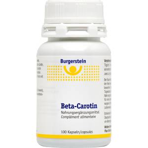 Burgerstein Beta-Carotin 6 mg - 100 капсули