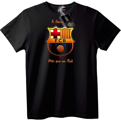 NOONEBRAND Тениска FC Barcelona Més que un Club - M, Black