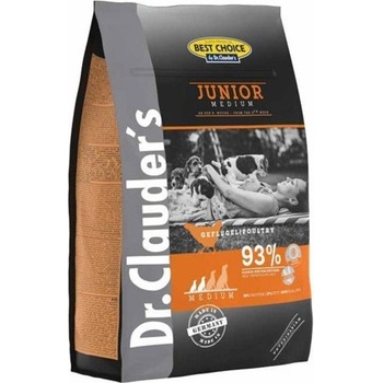 Dr.Clauder's Small/Medium Junior - Пълноценна суха храна за подрастващи кучета от малки и средни породи с пилешко месо, 4кг