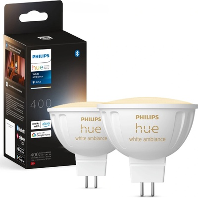 Philips LED žiarovka Hue White Ambiance 5.1W MR16 2P EU