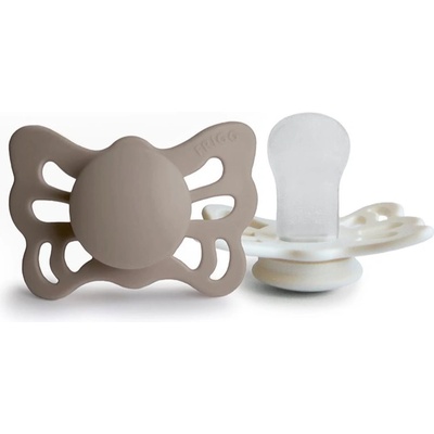 FRIGG Butterfly Size 1: 0-6 months биберон Portobello/Cream 2 бр