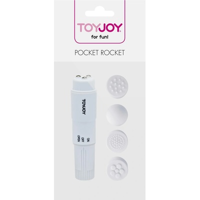 Masážní Přístroj na klitoris Toyjoy Pocket Rocket s vyměnitelnými nástavci