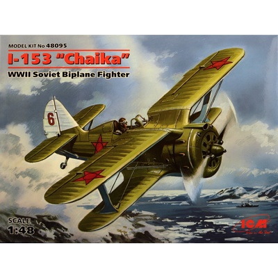 ICM Polikarpov I 153 'Chaika' 1:48