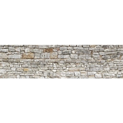 mySpotti SP-F1-1828 Samolepící PVC tapeta do kuchyně Splash Pietra kamenná zeď, rozměry 2200 x 600 mm