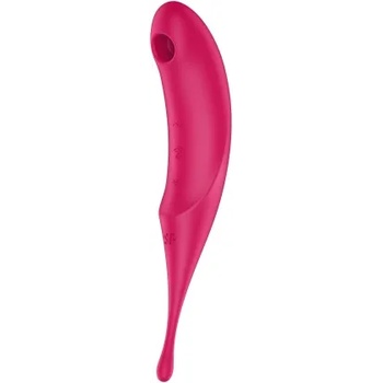 Satisfyer Презаредим 2 в 1 засмукващ и вибриращ стимулатор Satisfyer Twirling Pro