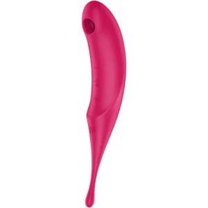 Satisfyer Презаредим 2 в 1 засмукващ и вибриращ стимулатор Satisfyer Twirling Pro