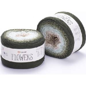 YARNART Flowers 311 Плетива прежда (Flowers 311)