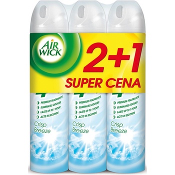 Air Wick Svěží.vánek 4v1 osvěžovač vzduchu ve spreji 3 x 240 ml