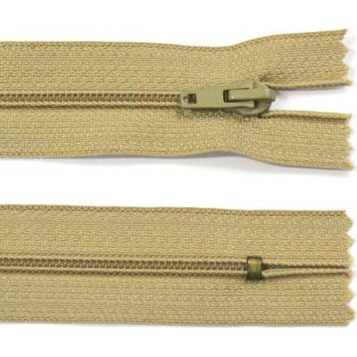 Spirálový zip no.3 nerozepínací 25cm - více barev color: 529 béžovo písková