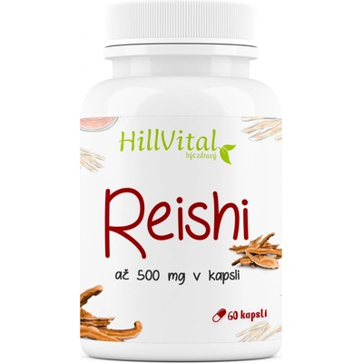 HillVital Reishi Ganoderma lucidum 60 kapslí