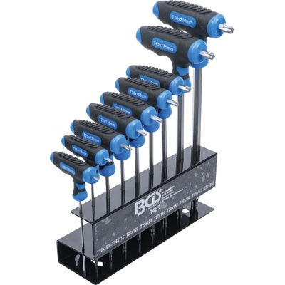 BGS technic sada klíčů s T-rukojetí T10 - T50 9dílná BGS 8485
