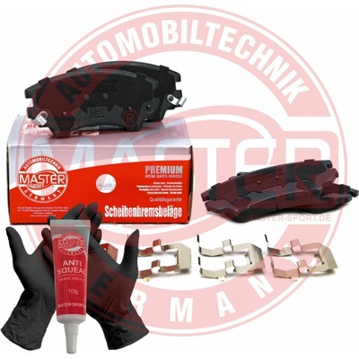 Sada brzdových platničiek kotúčovej brzdy MASTER-SPORT GERMANY Premium 13046056122N-SET-MS