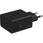 Samsung мрежово зарядно устройство с Type-C конектор, 60 W, PD бързо зареждане, ЧЕРНО EP-T6010NBE (EP-T6010NBE)