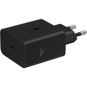 Samsung мрежово зарядно устройство с Type-C конектор, 60 W, PD бързо зареждане, ЧЕРНО EP-T6010NBE (EP-T6010NBE)