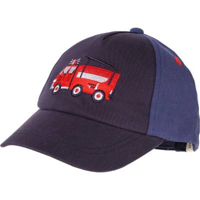 maximo Детска шапка с козирка maximo Kid's Mini Boy Cap Fire Engine Klettverschluß Cap - Navy - размер 47-49 cm (904-4126-0111)