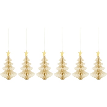 House Doctor HDTree Коледни украшения, счупено бяло, 6 бр (266602503)